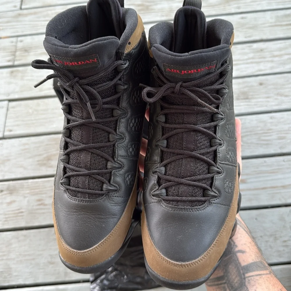 VNDS Air Jordan 9 Retro “Olive” 2024 - Picture 4 of 15